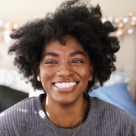 Woman with Afro-textured hair