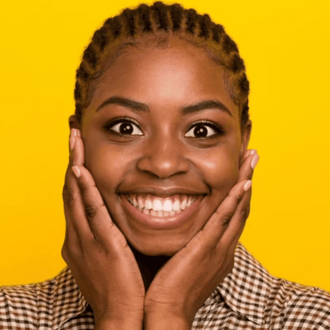 Afro-textured hair style