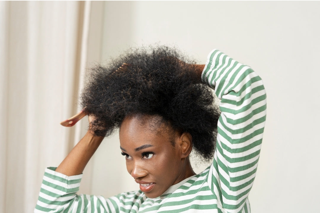 Afro Hair at the Nape