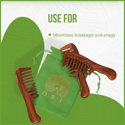 what green sandalwood comb is used for