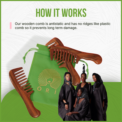 how green sandalwood comb works