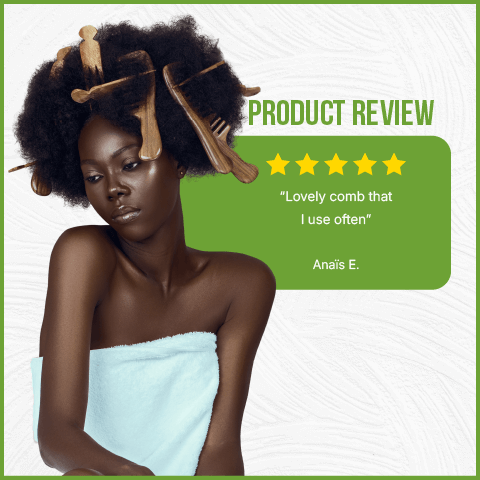 review of Green Sandalwood comb 