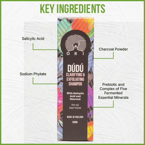 key ingredients of dudu clarifying & exfoliating shampoo