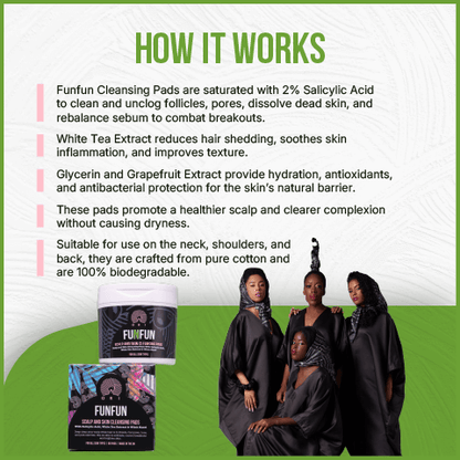 how funfun scalp cleansing pads works