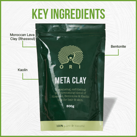 key ingredients of MẸTA Clay Shampoo - Moisturising Shampoo