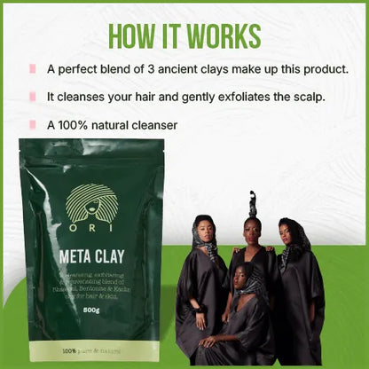 how MẸTA Clay Shampoo - Moisturising Shampoo works