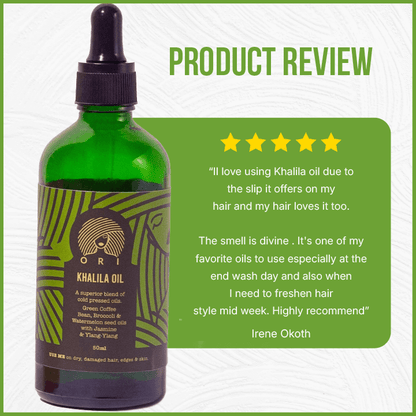 review of Khalila hair oil