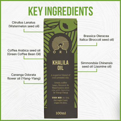 key ingredients of Khalila hair oil