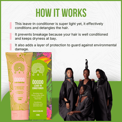 how ododo leave-in conditioner works