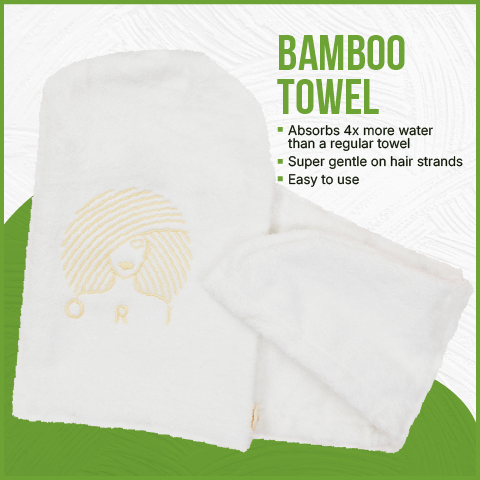 organic bamboo hair towel