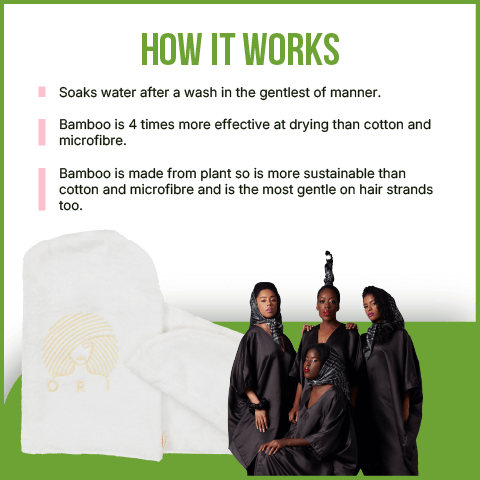 how organic bamboo hair towel works 