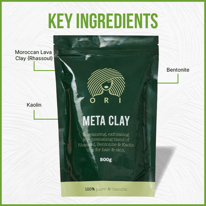 key ingredients of meta clay shampoo