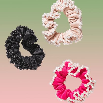 SCENTED CANDLES + SCRUNCHIES
