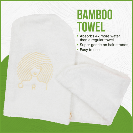 organic bamboo hair towel