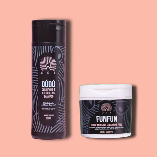 dudu + funfun - great hair and scalp cleansing duo