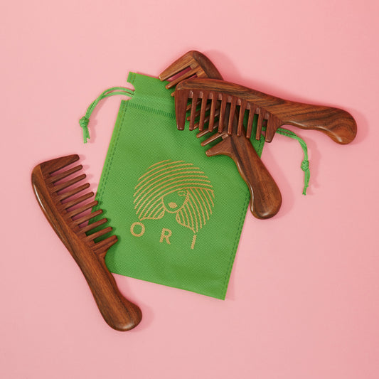 Green Sandalwood comb - Ori Lifestyle